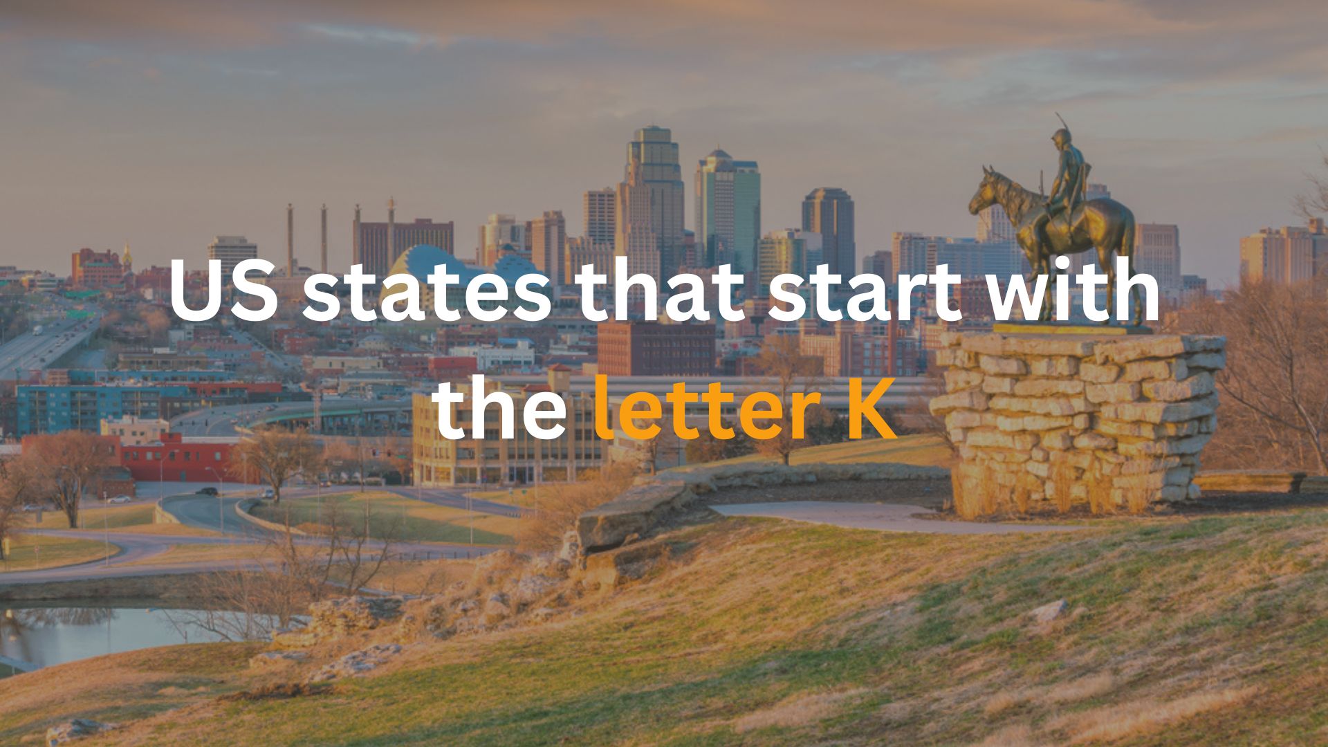 US states that start with the letter K